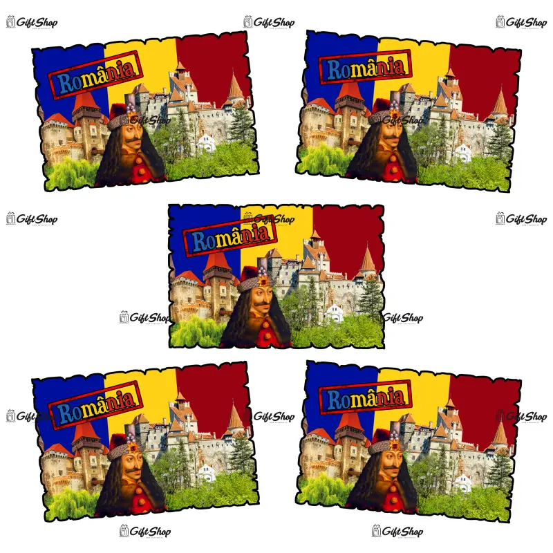 Castelul bran, vlad tepes, magnet frigider mgs093